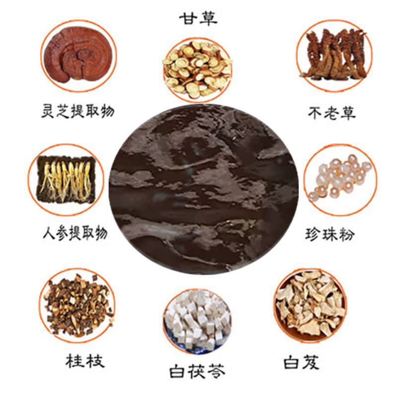 Mặt Nạ ngọc thảo dược Nữ dưỡng ẩm chăm sóc da trị mụn đầu đen, làm sáng da, làm mờ vết nám, mỹ phẩm mặt nạ Bletilla striata-duoc-ban-tai-Nhập Hàng Giá Tốt