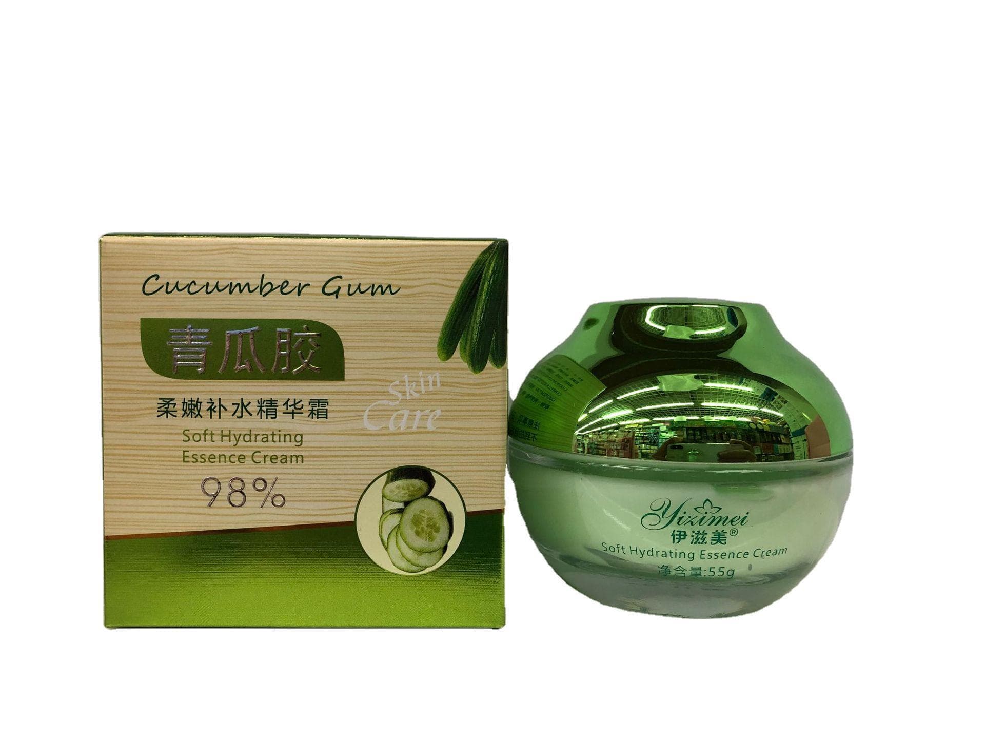 Kem dưỡng ẩm mềm mại và dưỡng ẩm Yizmei Melon Gum Kem dưỡng ẩm và khóa nước 55g Dưỡng ẩm và dưỡng ẩm-duoc-ban-tai-Nhập Hàng Giá Tốt