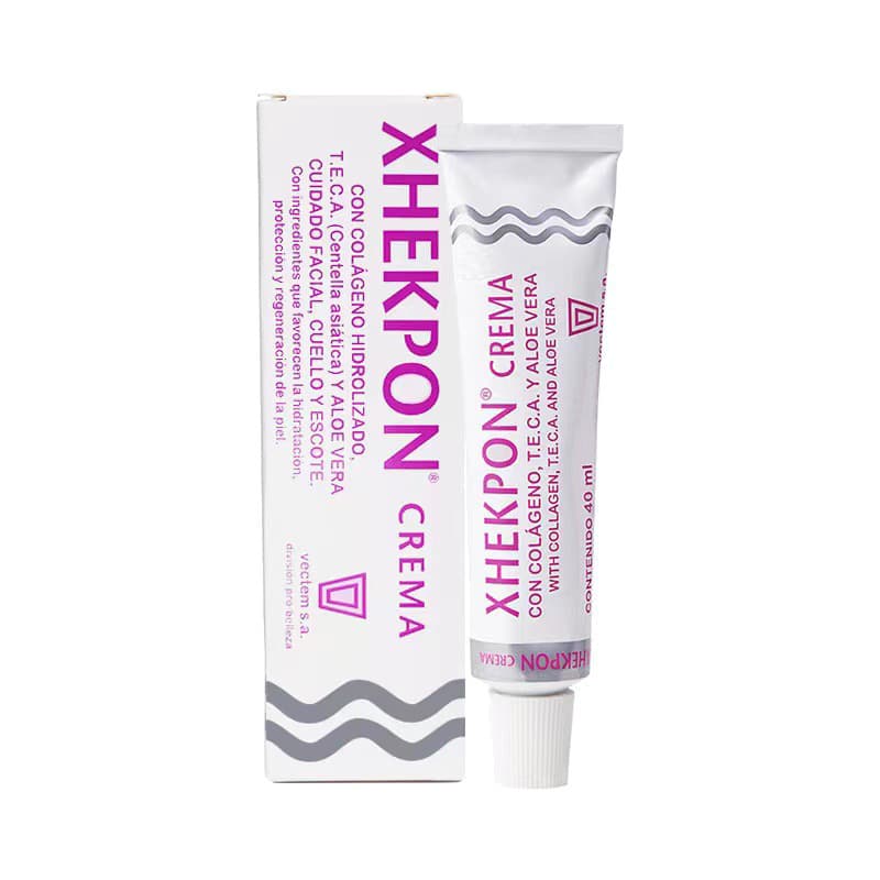 XHEKPON Tây Ban Nha Collagen Cổ Kem Làm mờ nếp nhăn Cổ Kem Làm săn chắc và Chống nhăn Cổ 40ml-duoc-ban-tai-Nhập Hàng Giá Tốt