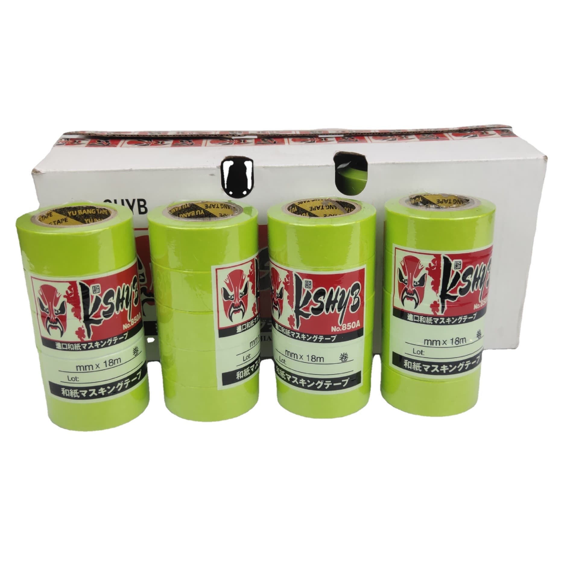Keo giấy bảo vệ, băng keo giấy màu xanh lá cây và băng keo giấy làm đẹp, đồ nội thất làm đẹp ô tô, sơn phun, giấy tách màu, băng keo làm đẹp-duoc-ban-tai-Nhập Hàng Giá Tốt