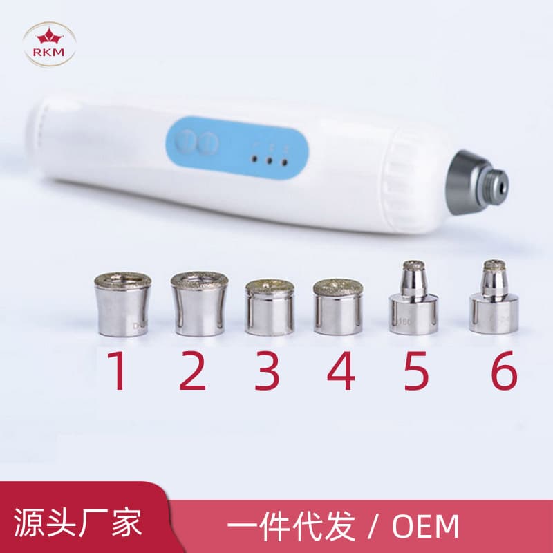 Dụng cụ mài da vi chạm kim cương cầm tay Dụng cụ trẻ hóa da vi tinh thể hấp thụ mụn đầu đen Trẻ hóa da Dụng cụ tẩy tế bào chết tại nhà Máy mài da-duoc-ban-tai-Nhập Hàng Giá Tốt