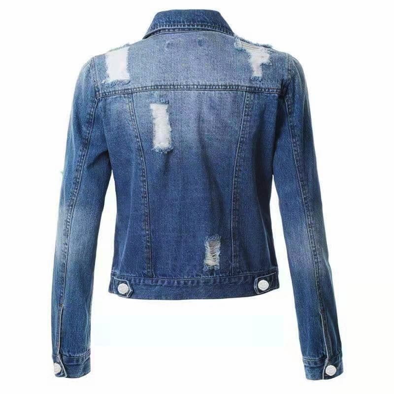 Thời trang mùa hè 2024 phong cách đô thị khí chất denim cardigan dài tay cổ vuông áo sơ mi nữ nhà máy bán buôn áo lót nữ-duoc-ban-tai-Nhập Hàng Giá Tốt