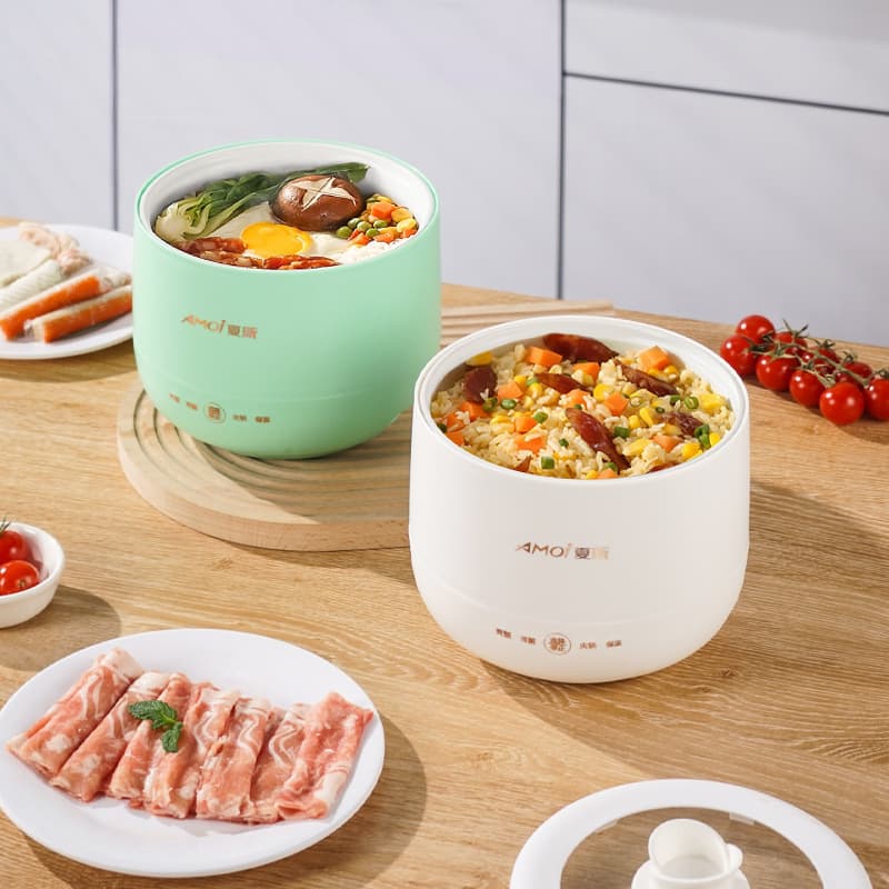Nồi cơm điện mini Amoi Cốc mì ăn liền Nồi nấu đa năng Nồi nấu điện Nồi nấu cơm sinh viên ký túc xá-duoc-ban-tai-Nhập Hàng Giá Tốt